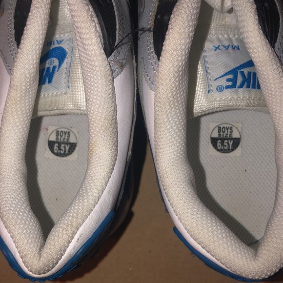 Blue Gray and white Nike Air Max - Picture 7 of 9